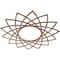 Ekena Millwork Eleanor Wood Fretwork Pierced Ceiling Medallion, Walnut, 30"OD x 11 1/2"ID x 3/8"T CMWP30X30X0375EAWA - alternate 5